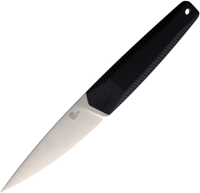 Owl Knife Tyto Fixed Blade Knife 8.25in Overall 4in Satin Finish Bohler N690 Stainless Blade Black G10 Handle Kydex Sheath TYTOF N690 G10BLK KYDEX - Owl Knife