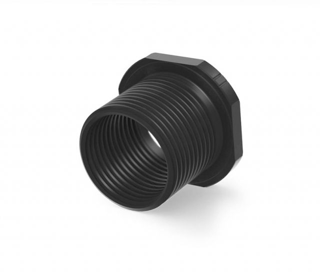 Precision Armament M4 Muzzle Thread Adaptor Thread 1/2-28 to 5/8-24 PVD Matte Black - Precision Armament