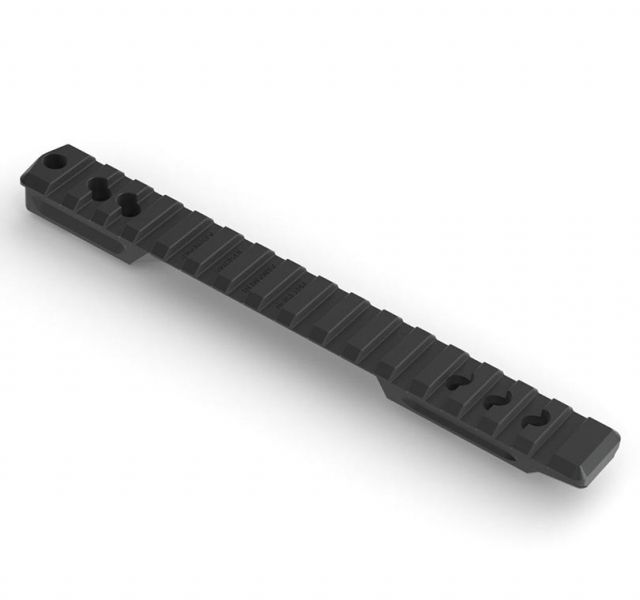 Precision Armament Remington-700 Long Action Tennalum 7068 20-MOA Improved 8-40 Scope Rail Matte Black - Precision Armament