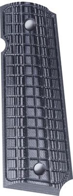 Pachmayr Pachmayr 1911 Gray/Black Coarse Pistol Grip - $46.39 at Optics Planet