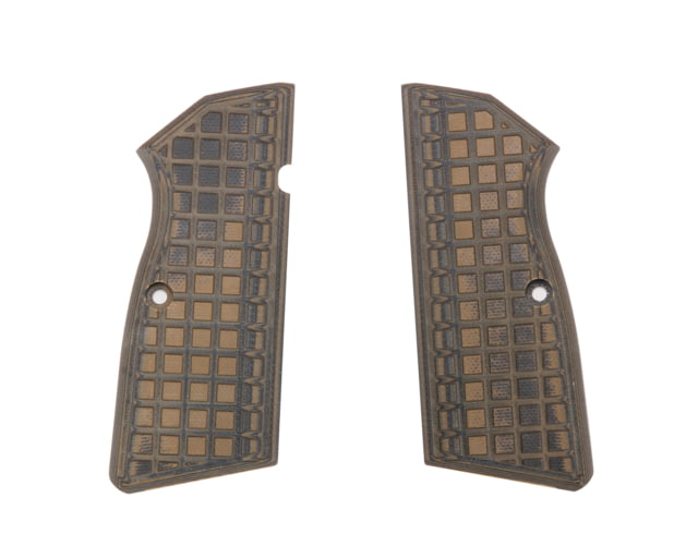 Pachmayr Browning Hi Power G10 Firearm Grip Grappler Green / Black - Pachmayr