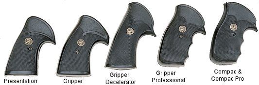Pachmayr Pachmayr Gripper Grip w/Finger Grooves for S&W K&L Frame Square Butt SK-G - $46.49 at Optics Planet