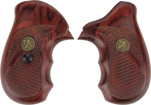 Pachmayr Pachmayr SW J Frame Rosewood Checkered Pistol Grip - $47.39 at Optics Planet