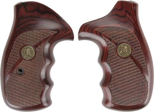 Pachmayr Pachmayr SW KL Frame Rosewood Checkered Pistol Grip - $49.19 at Optics Planet