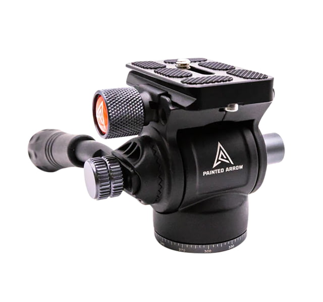 Painted Arrow FH1 Tripod Fluid Head Black - Painted Arrow