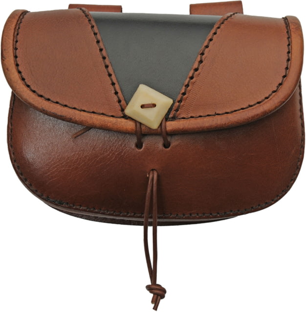 Pakistan Black Patch Medieval Belt Bag 8x6in - Pakistan