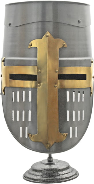 Pakistan Decorative Crusader Helmet Knights Templar style 12.5" x 8.5" - Pakistan
