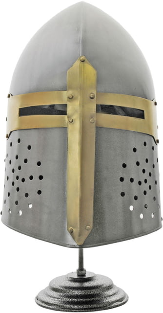 Pakistan Decorative Crusader Helmet Sugar loaf style 12.5" x 8.5" - Pakistan