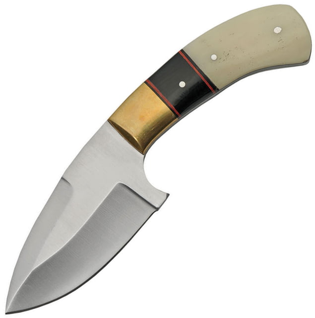 Pakistan Fixed Blade Bone Knife 3.5" satin finish stainless blade Bone handle - Pakistan