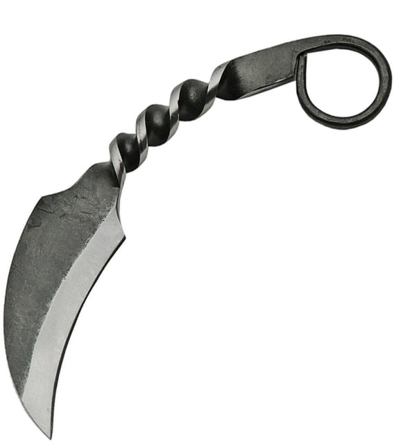 Pakistan Forged Twist Karambit Knife 3.5" blade One piece hand forged construction with twisted ha - Pakistan