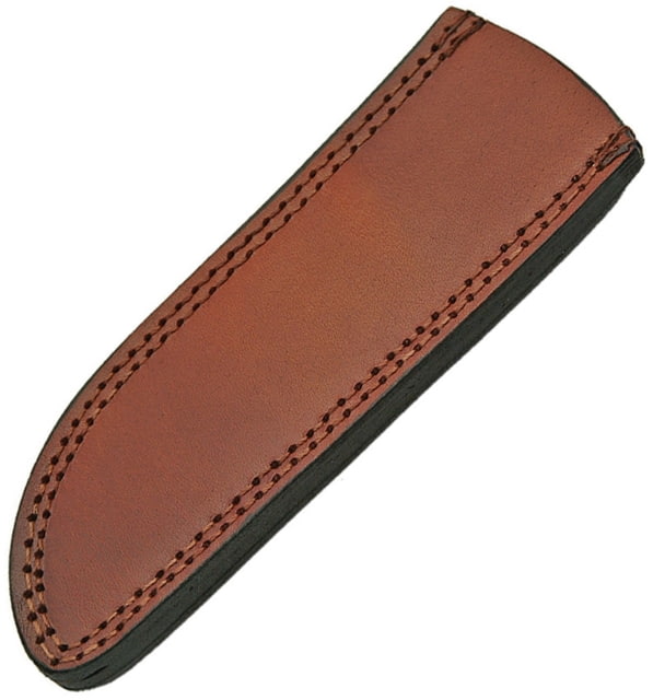 Pakistan Leather Sheath Drop Point Measures 8 1/4in X 2 1/2in Fits 9 1/2in To 10 1/2in Drop Point Hunting Knife Brown Leather Construction Black - Pakistan