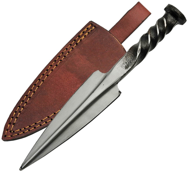 Pakistan Railroad Arrow Tip Dagger Knife 6" carbon steel blade Twist pattern handle - Pakistan