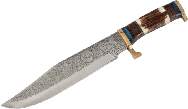 Paladin Bowie Fixed Blade Knife - Flag Stainless Steel Drop Point