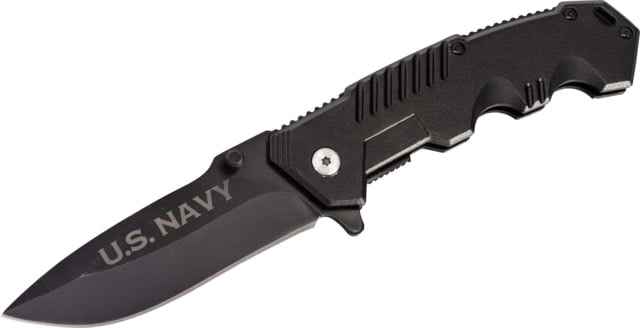 Paladin EDC Folding Knife - Navy 3.3in High Carbon Stainless Steel Stainless Steel Handle