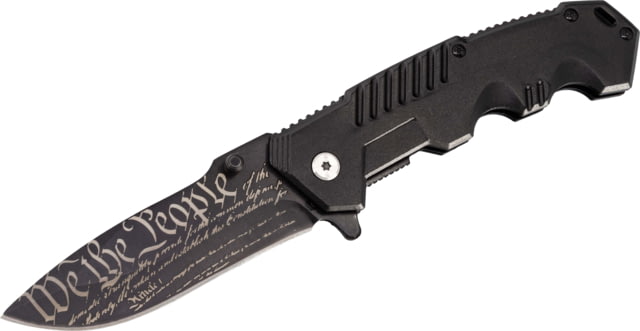 Paladin EDC Folding Knife - We The People 3.3in High Carbon Stainless Steel Stainless Steel Handle