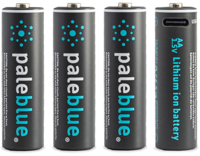 Pale Blue Earth Lithium Ion USB-C Rechargeable Battery AA - Pale Blue Earth