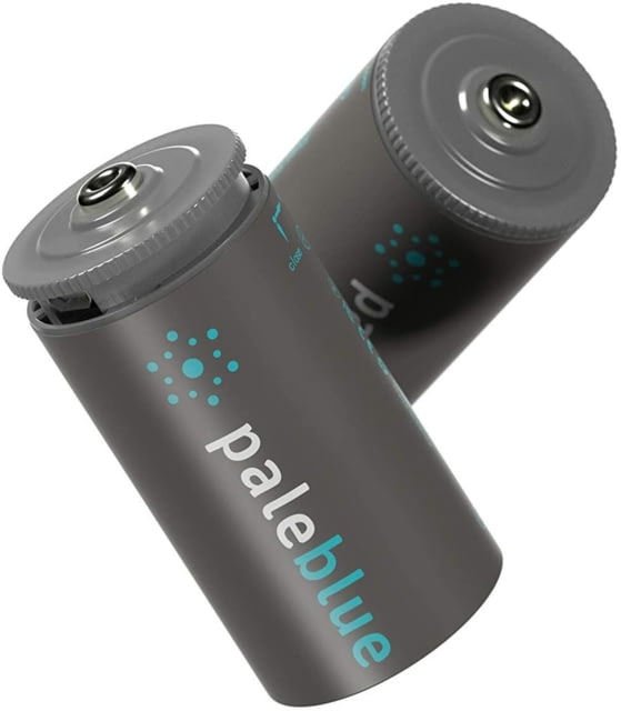 Pale Blue Earth Pale Blue Smart Lithium Ion USB Rechargeable D Batteries 2 Pack Gray - Pale Blue Earth