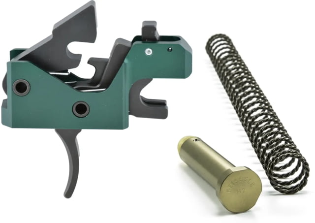 Partisan Triggers The Disruptor Rifle Trigger Green 2 & Geissele Super 42 Braided Wire Buffer Spring and Buffer Combo - Partisan Triggers