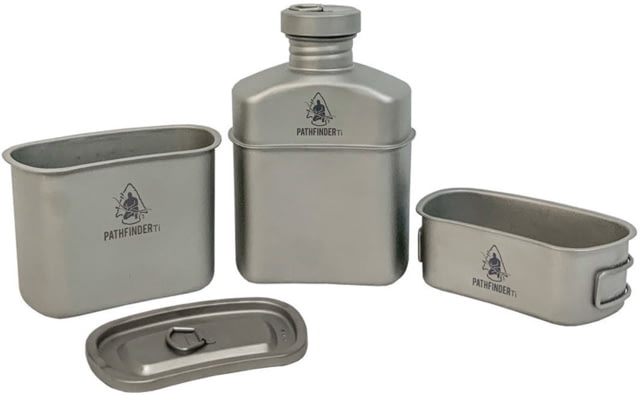 Pathfinder Titanium Canteen Cooking Kit Titanium Construction TI CANTEEN COOKING KIT