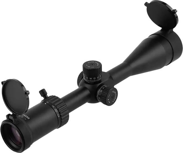 Patriot Optics Ghillie 6-24x50mm Rifle Scope 30mm Tube First Focal Plane MIL/BDC Reticle With Zero Stop Turret Matte Black