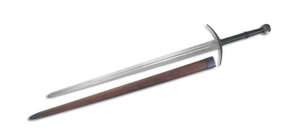Paul Chen Bastard Sword carbon steel blade Leather wrapped grip PC - Paul Chen
