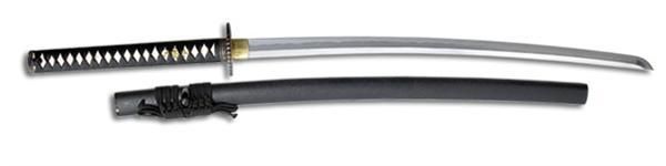 Paul Chen Practical Plus Katana tempered carbon steel blade rayskin handle with black leather wrap PC2073 - Paul Chen