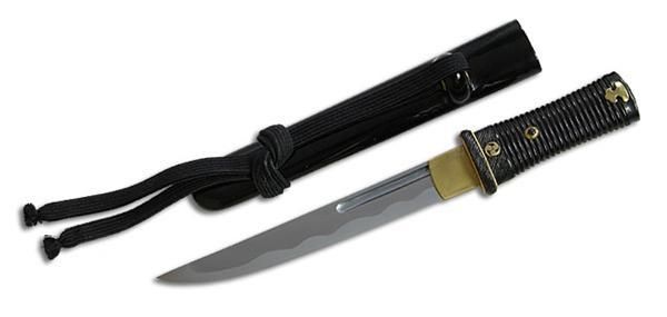 Paul Chen The Great Wave Tanto carbon steel blade rayskin handle - Paul Chen
