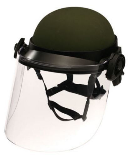 Paulson Manufacturing DK6 H.150s Retro Fit face shield- Riot Clear 6in PRFRFS - Paulson Manufacturing