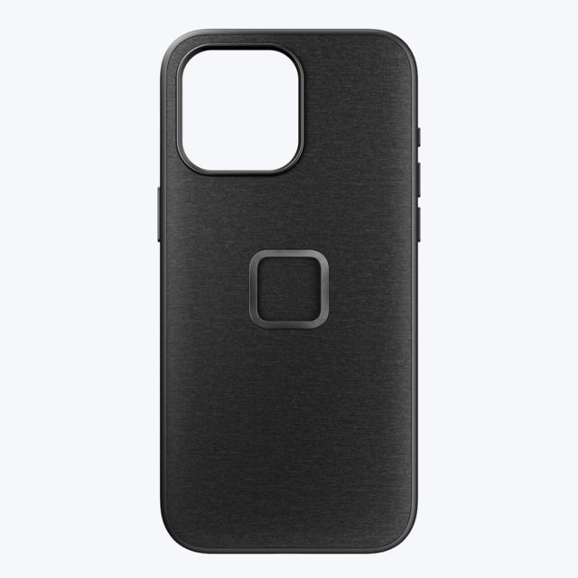 Peak Design Mobile Everyday Fabric Case iPhone 15 Pro Max v2 Charcoal - Peak Design