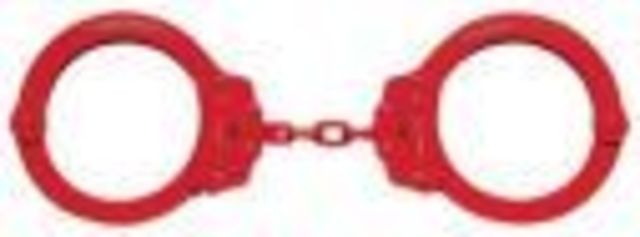 Peerless Handcuff 7030 - XL Chain - Red - Peerless Handcuff