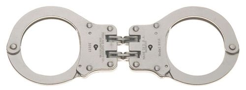 Peerless Handcuff 801cn Hinged Nickel 10pk - Peerless Handcuff