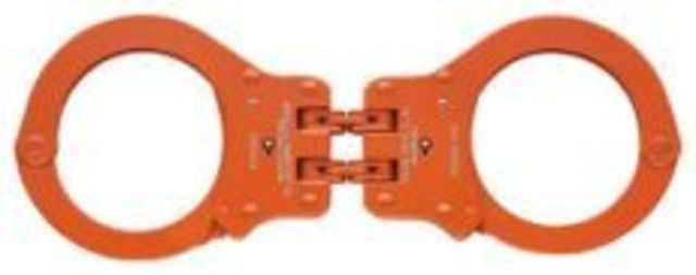 Peerless Handcuff 850 - Hinged Cuff - Orange - Peerless Handcuff