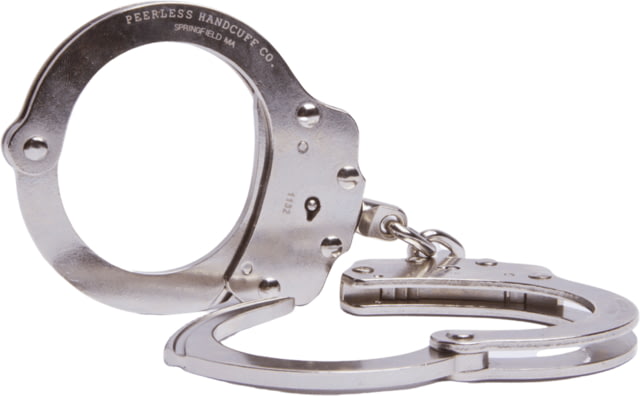 Peerless Handcuff Chain Link Handcuff Nickel Finish PH700C - Peerless Handcuff
