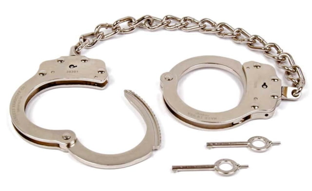 Peerless Handcuff Model Extended Chain Link Handcuff 14 Links - Peerless Handcuff