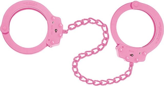 Peerless Handcuff Oversize Leg Iron Pink PH755BP - Peerless Handcuff