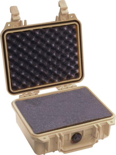 Pelican Pelican  Small Protector Waterproof 10.6x10x4.8in Case Desert Tan w/ Foam - $79.95 at Optics Planet