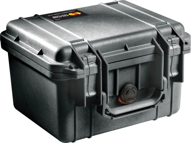 Pelican  Small Protector Waterproof Case Black No Foam - Pelican