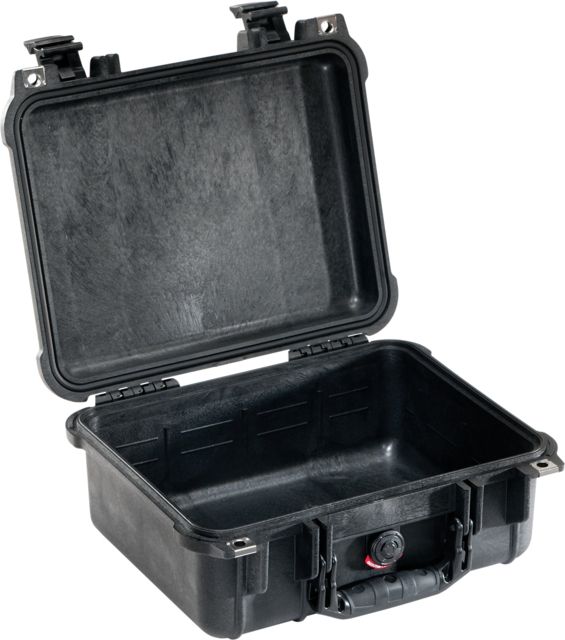 Pelican  Small 13x11x6in Protector Waterproof Carry Case Black No Foam - Pelican
