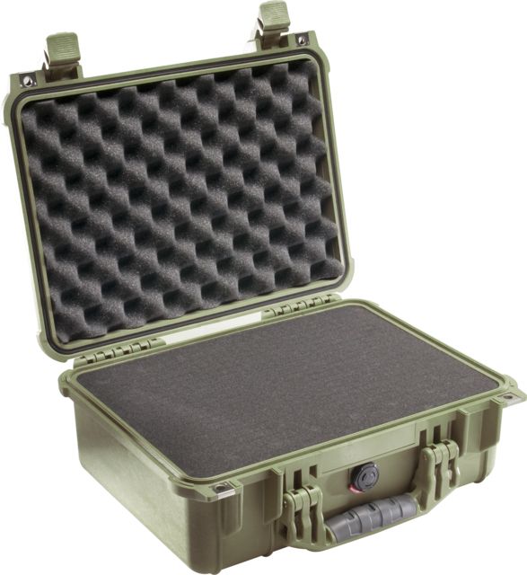 Pelican  Protector Waterproof Crushproof Medium Case OD Green w/ Foam