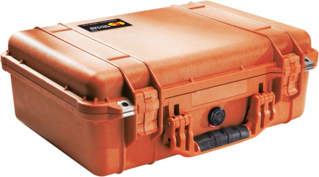 Pelican Medium Crushproof Dry Case 18.5x14x7in Orange - No Foam