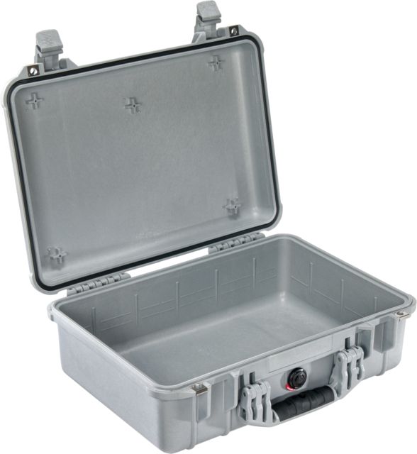 Pelican Medium Crushproof Dry Case 18.5x14x7in Silver Protector - No Foam