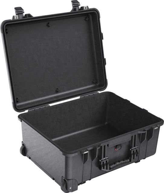 Pelican  Large Crushproof Wheeled Dry Box 22x18x10.4in Black - No Foam - Pelican
