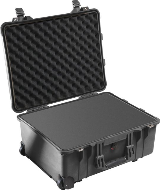 Pelican Pelican  Large Crushproof Wheeled Dry Box 22x18x10.4in Black w/Foam - $289.95 at Optics Planet