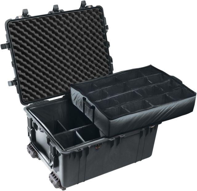 Pelican  Protector Large Watertight 31x24x17in Case Black w/Divider - Pelican
