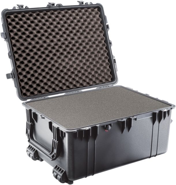 Pelican  Protector Large Watertight 31x24x17in Case Black w/ Wheels Foam - Pelican