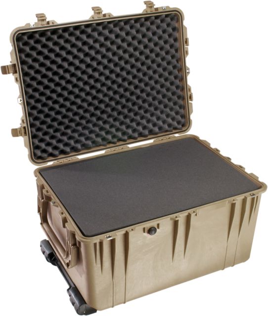 Pelican  Large Protector Watertight Hard Case Desert Tan w/ Liner & Foam - Pelican