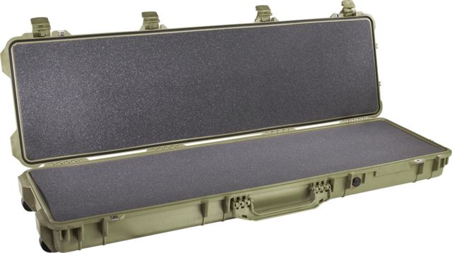 Pelican Pelican 1750 Protector Long Gun Case w/Foam OD Green - $359.95 at Optics Planet