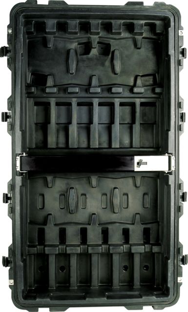 Pelican  Transport Watertight Case w/ Liner & Rifle Foam Cut Black - Pelican