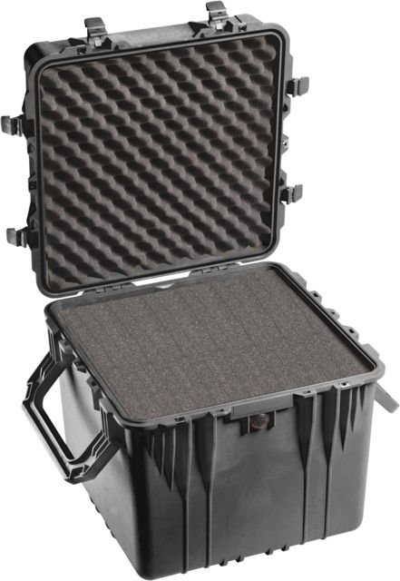 Pelican Large Black Cube Case w/Foam - Pelican