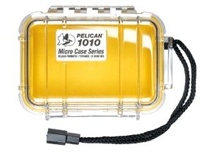 Pelican Pelican  Micro Water/Crushproof Dry Box 5.43x4.06x2.12in - Yellow 027-100 - $31.99 at Optics Planet